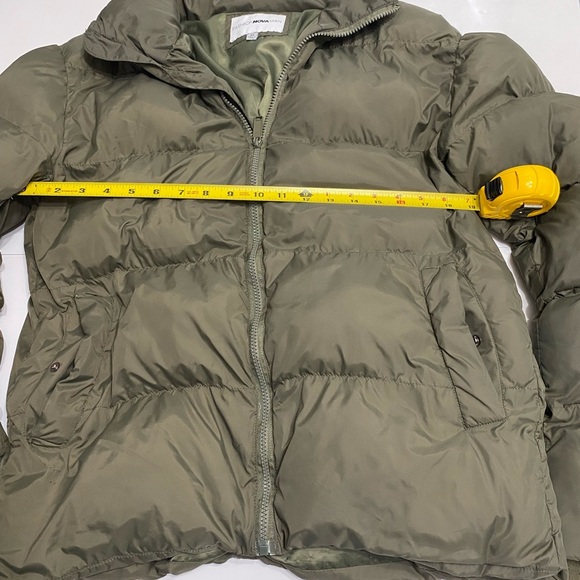 Fashion Nova Men's Khaki Puffer Jacket - Picture 3 of 4